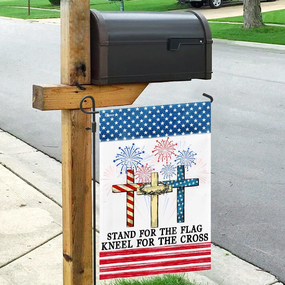 Stand For The Flag Kneel For The Cross Flag