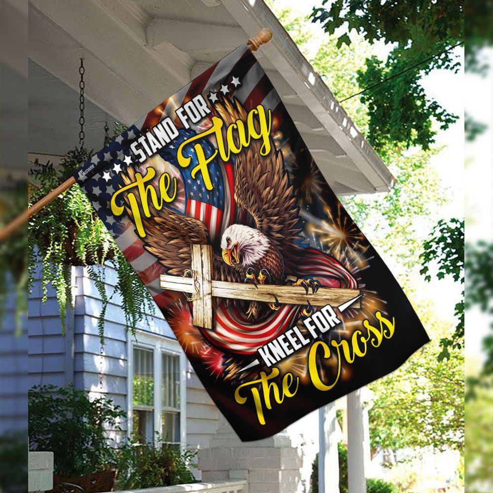 Stand For The Flag Kneel For The Cross Flag