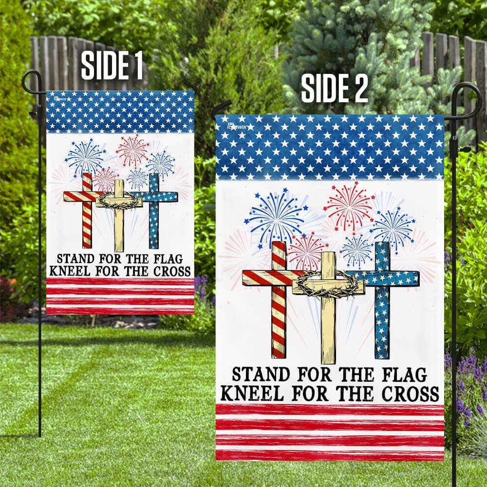 Stand For The Flag Kneel For The Cross Flag