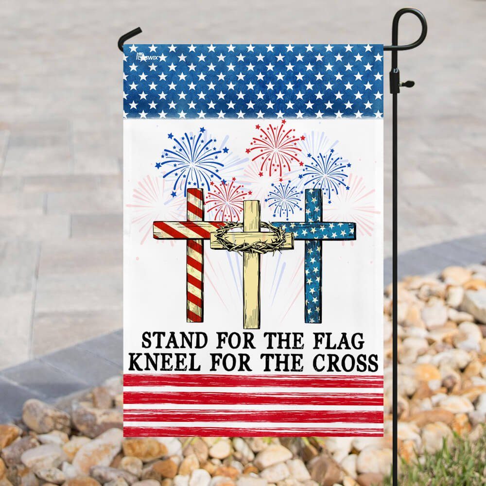 Stand For The Flag Kneel For The Cross Flag
