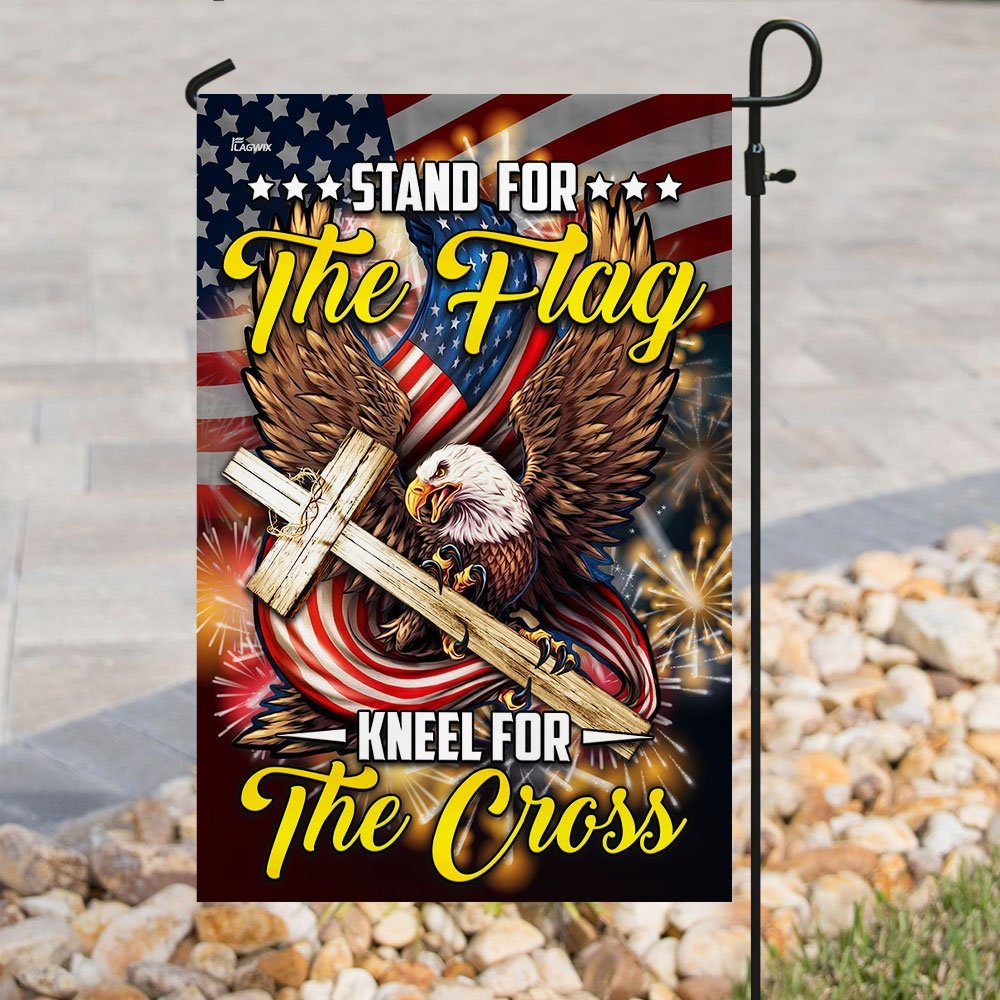 Stand For The Flag Kneel For The Cross Flag