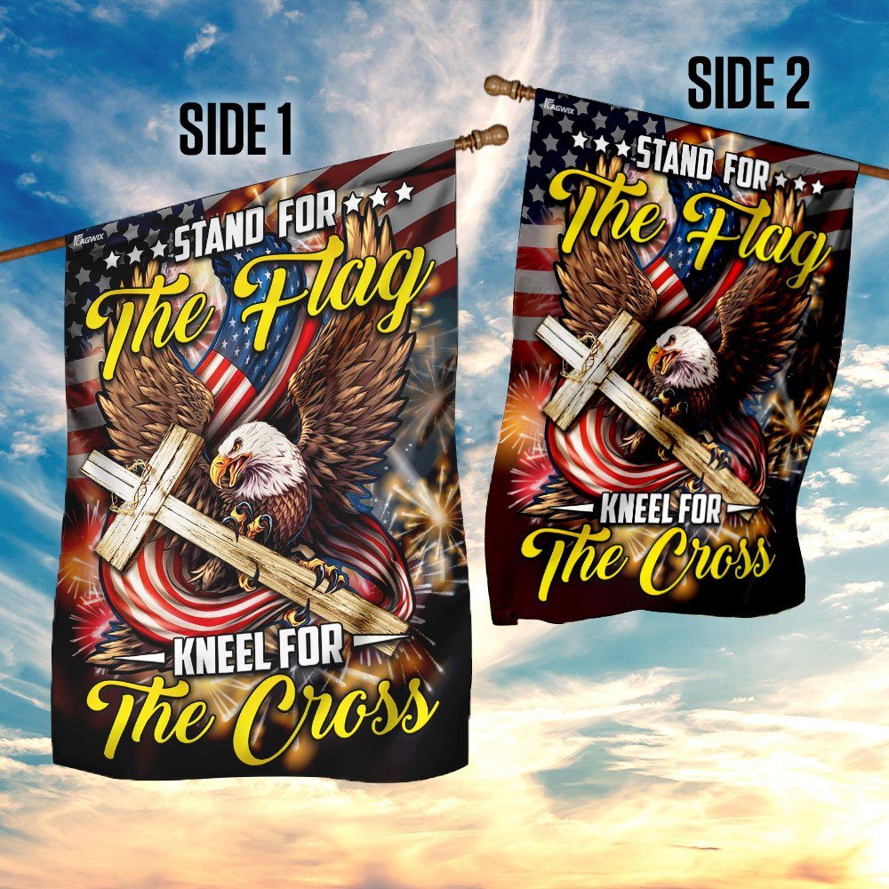 Stand For The Flag Kneel For The Cross Flag