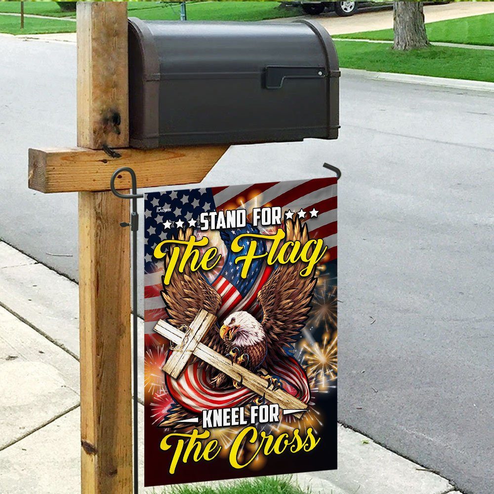 Stand For The Flag Kneel For The Cross Flag