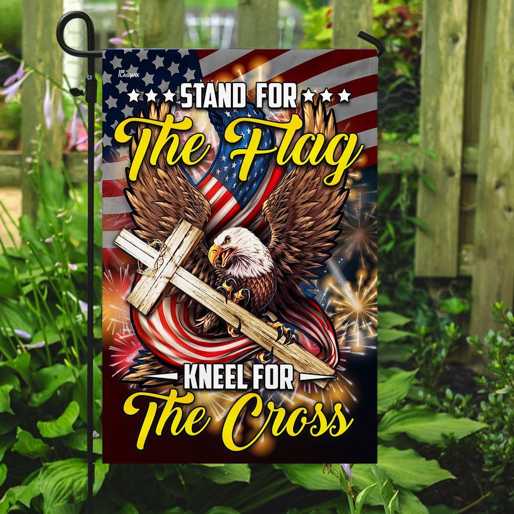 Stand For The Flag Kneel For The Cross Flag