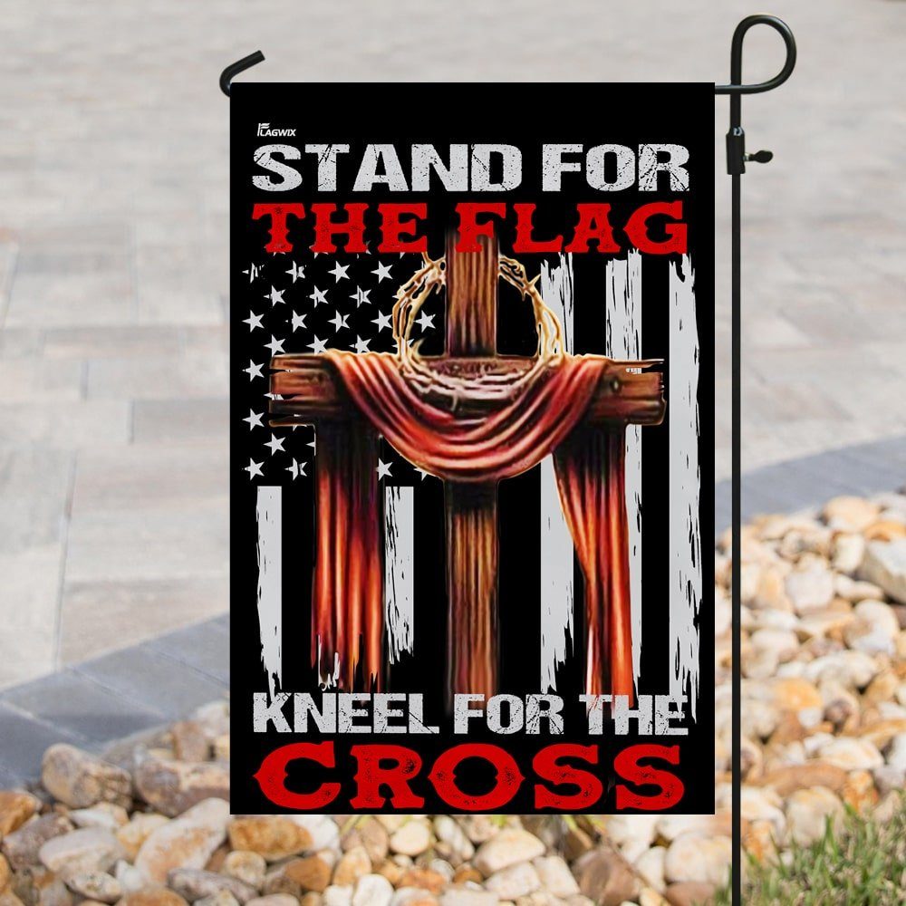 Stand For The Flag Kneel For The Cross Flag
