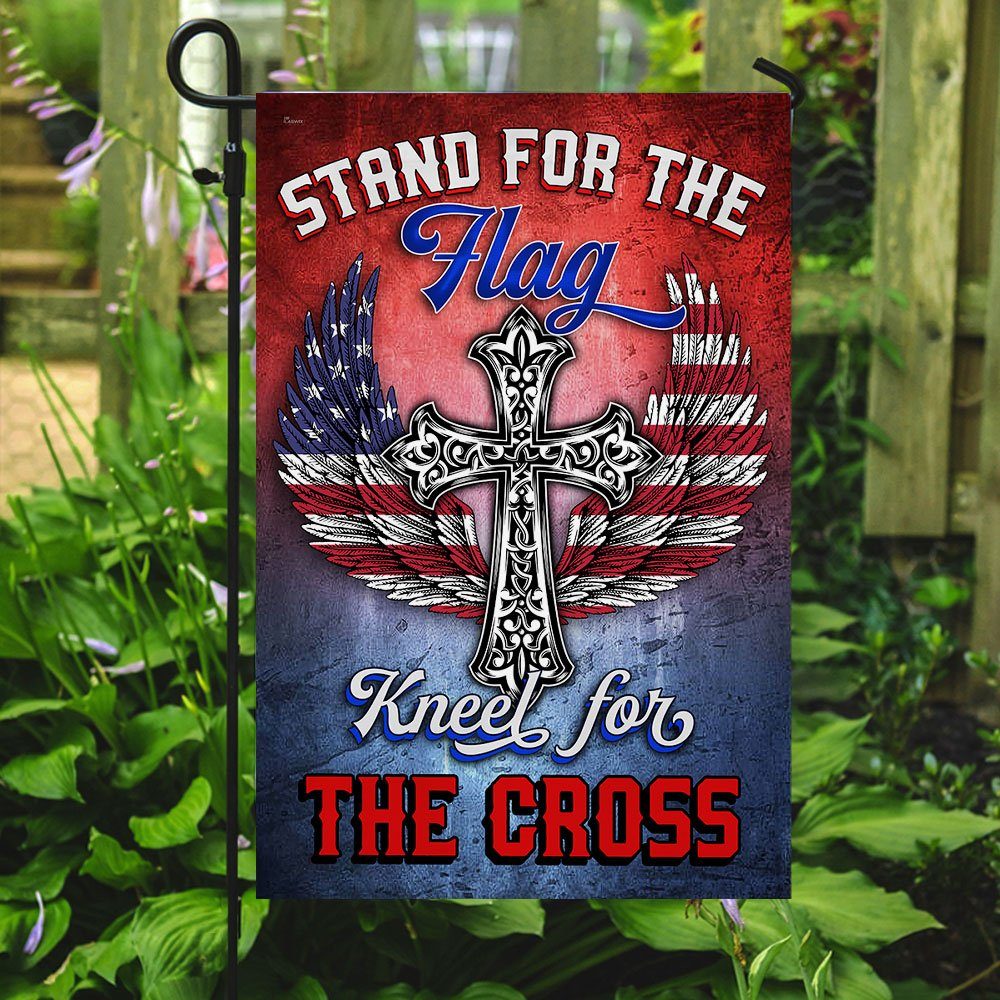Stand For The Flag Kneel For The Cross Flag QNk327F Stand For The Flag Kneel For The Cross Flag QNk327F