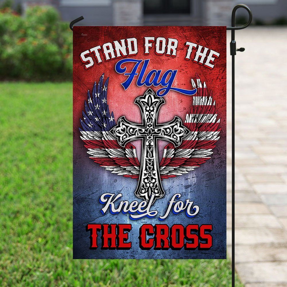 Stand For The Flag Kneel For The Cross Flag QNk327F Stand For The Flag Kneel For The Cross Flag QNk327F