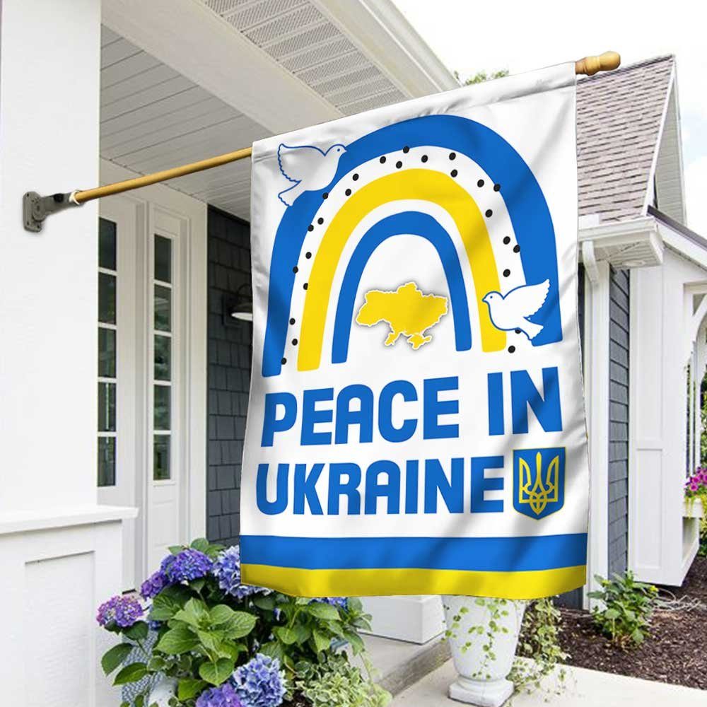 Stand With Ukraine Flag Peace In Ukraine DBD3414F