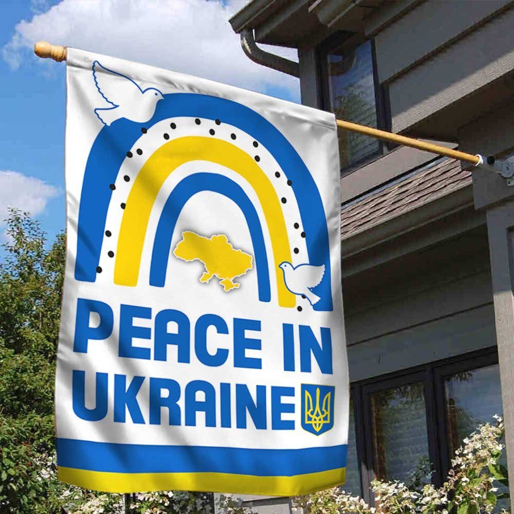 Stand With Ukraine Flag Peace In Ukraine DBD3414F