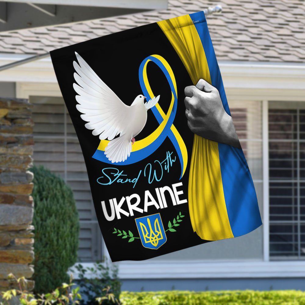 Stand With Ukraine Flag QNH21F