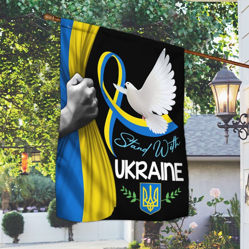 Stand With Ukraine Flag QNH21F