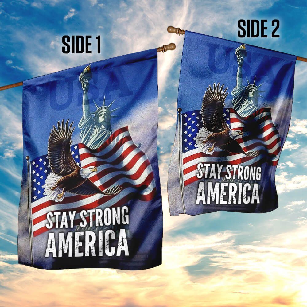 Stay Strong America Eagle Flag Stay Strong America Eagle Flag