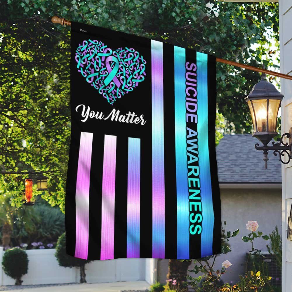 Suicide Prevention Awareness Flag You Matter DBD3271F