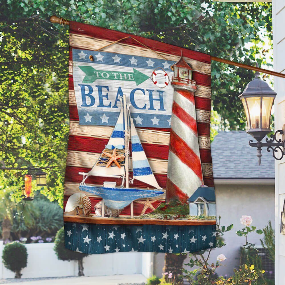 Summer Flag To The Beach Flag LNT289F