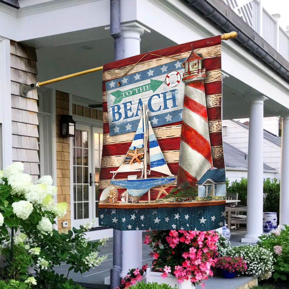 Summer Flag To The Beach Flag LNT289F