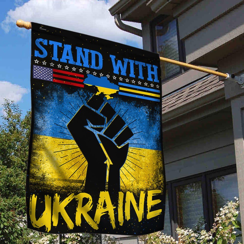 Support Ukrainian Flag Stand With Ukraine LHA2111F