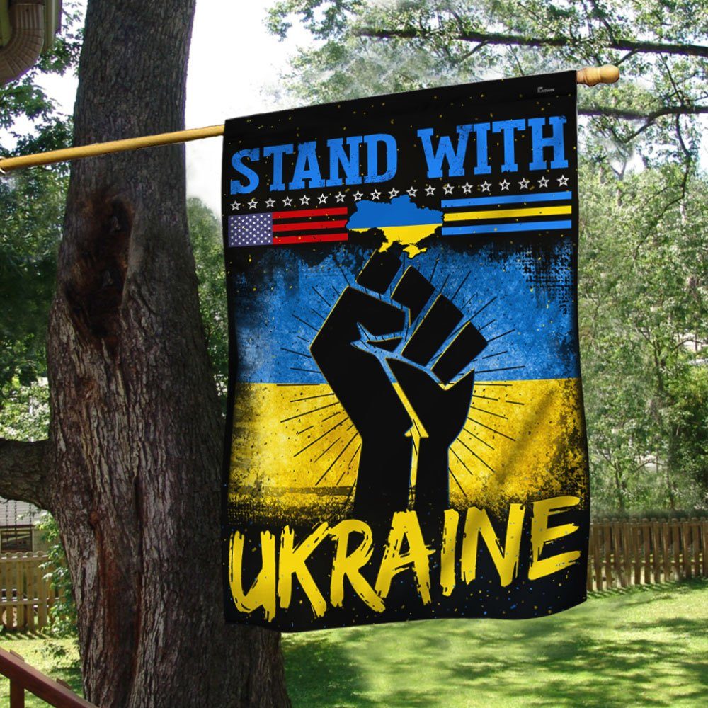 Support Ukrainian Flag Stand With Ukraine LHA2111F