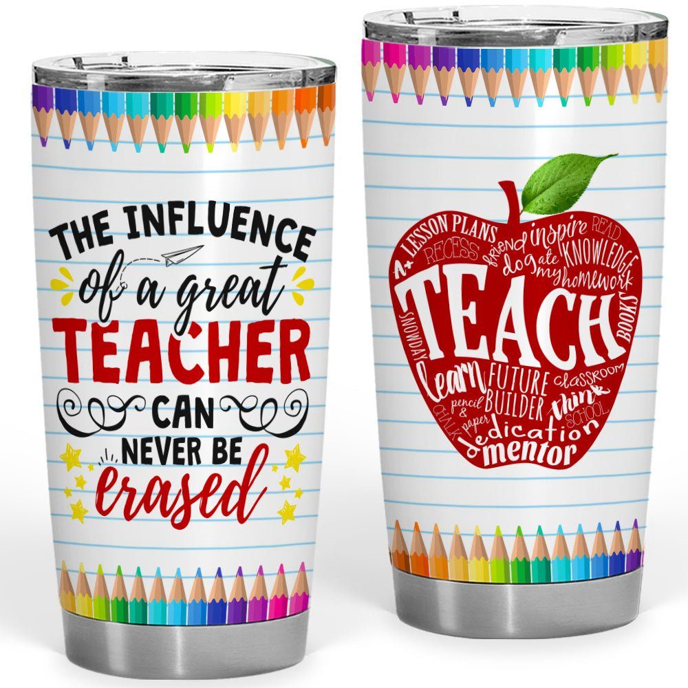 Teacher Tumbler 20oz Red Apple