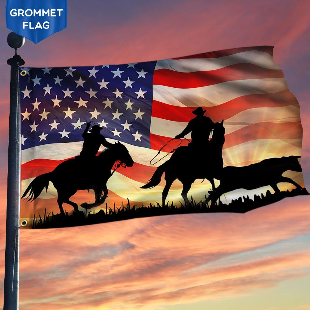 Team Roping Grommet Flag LHA1753GF