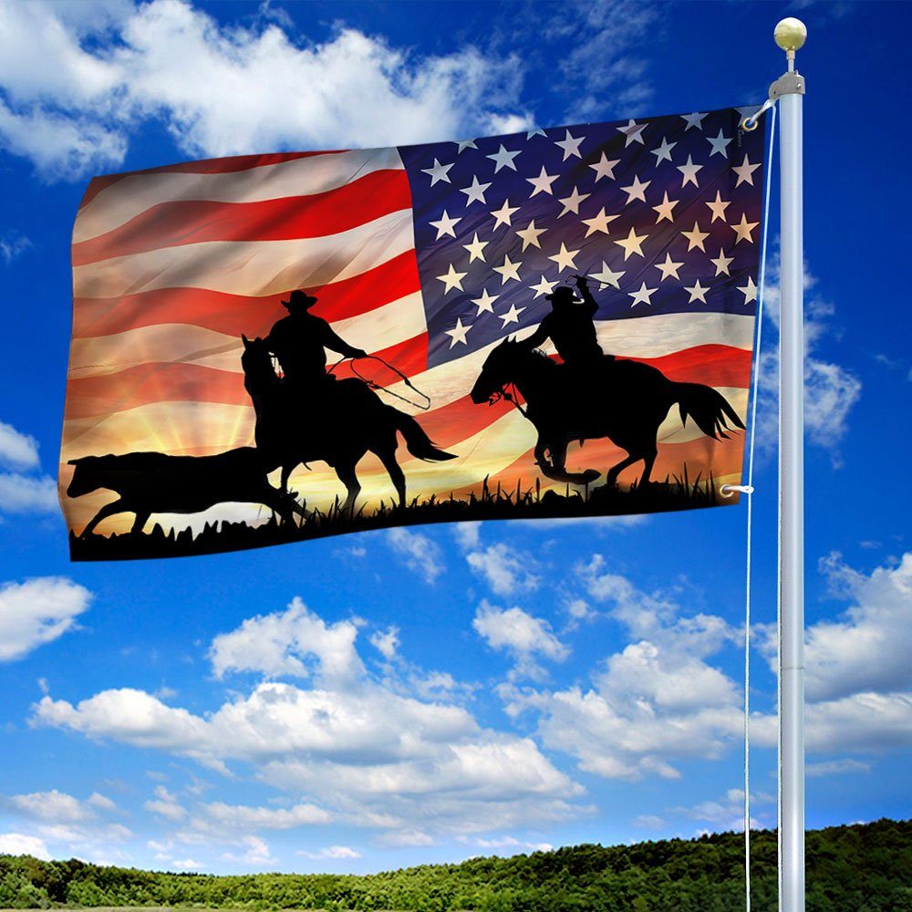 Team Roping Grommet Flag LHA1753GF