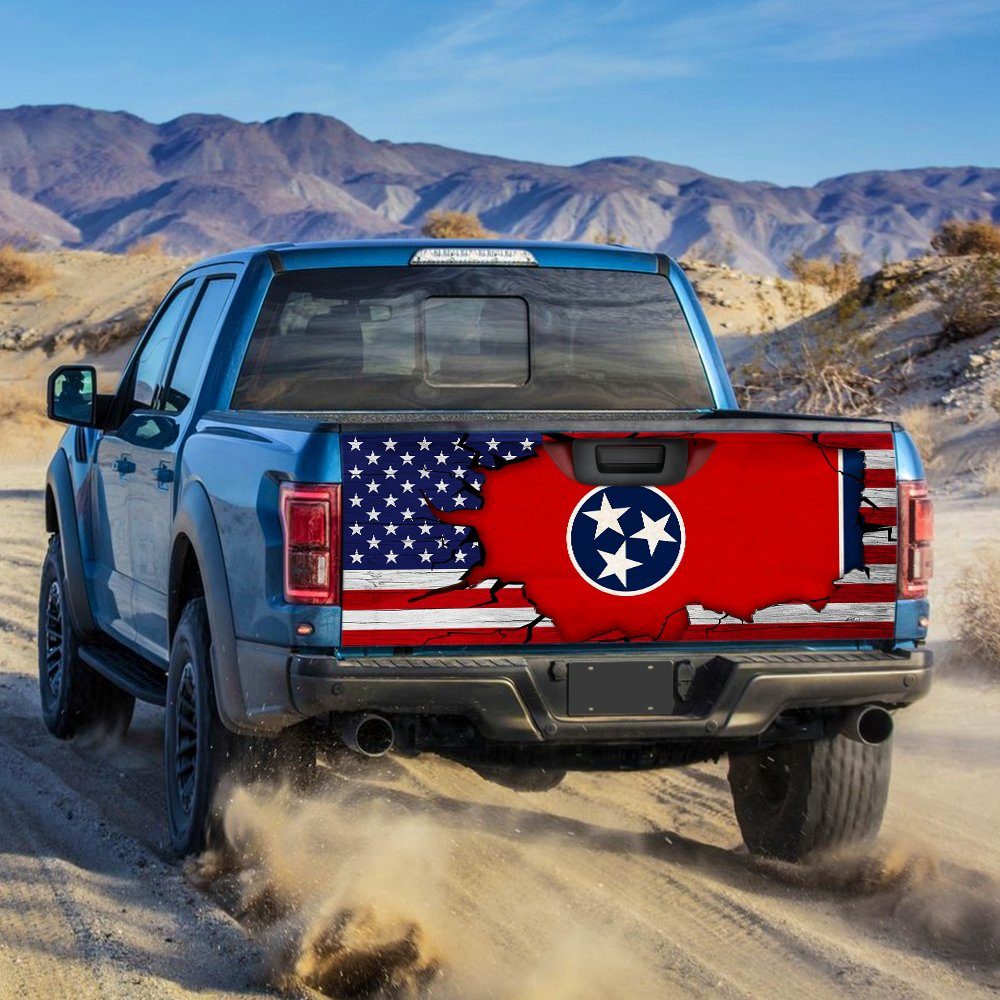 Tennessee American Truck Tailgate Decal Sticker Wrap MLN262TD