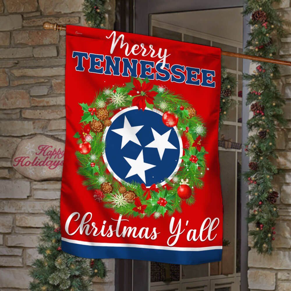 Tennessee Christmas Flag TPT464F