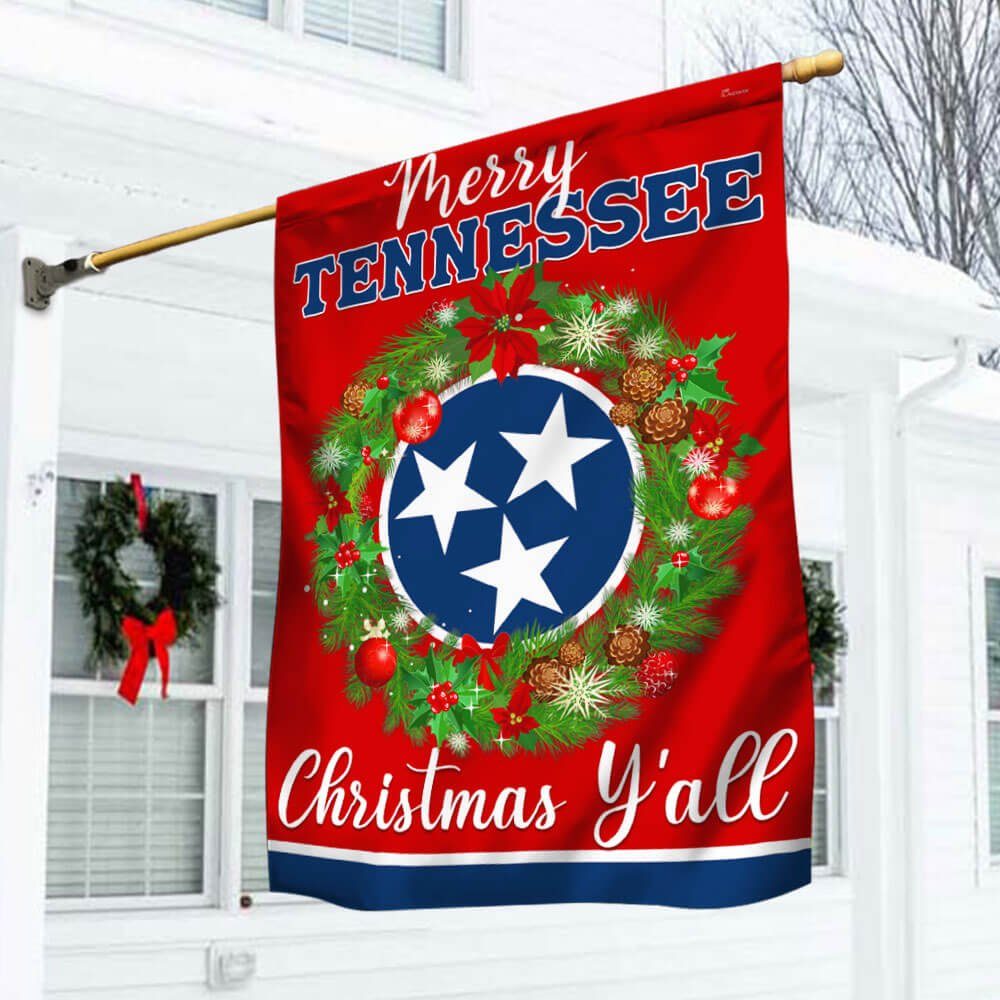 Tennessee Christmas Flag TPT464F