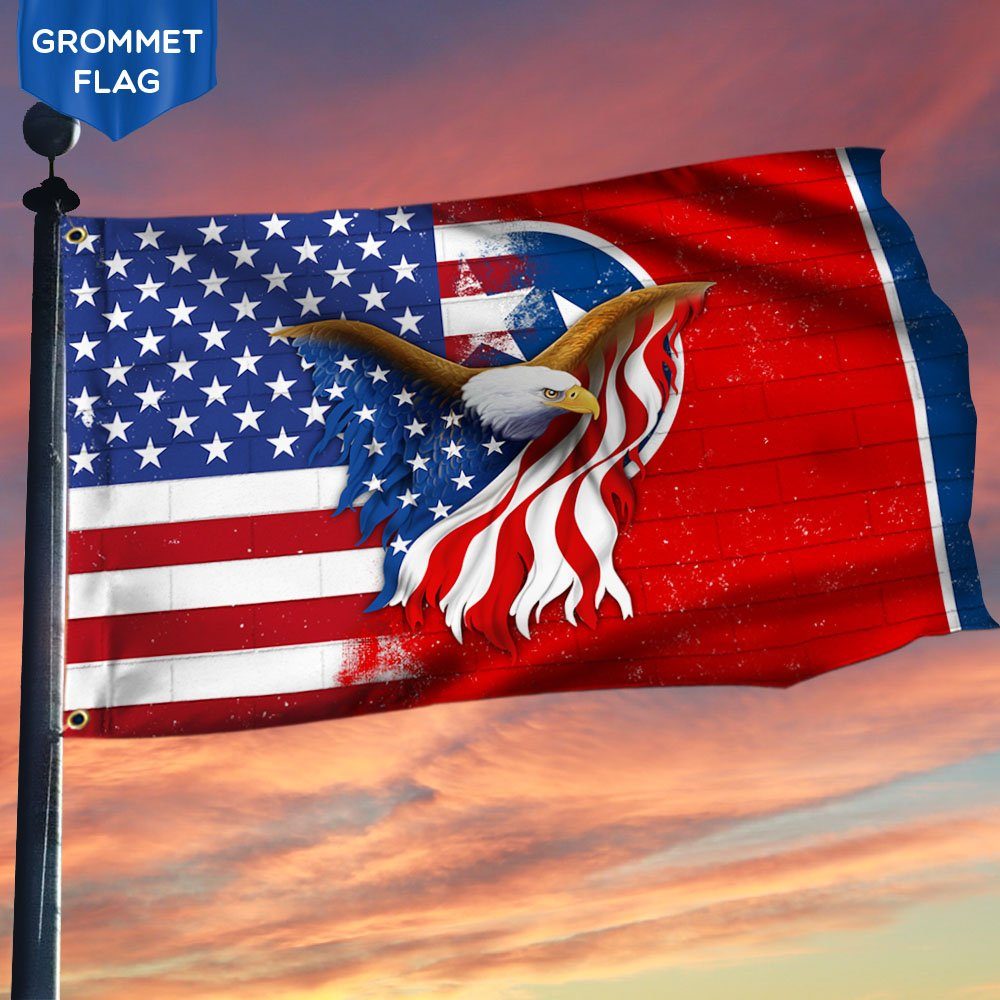 Tennessee Eagle Grommet Flag MLH1870GF