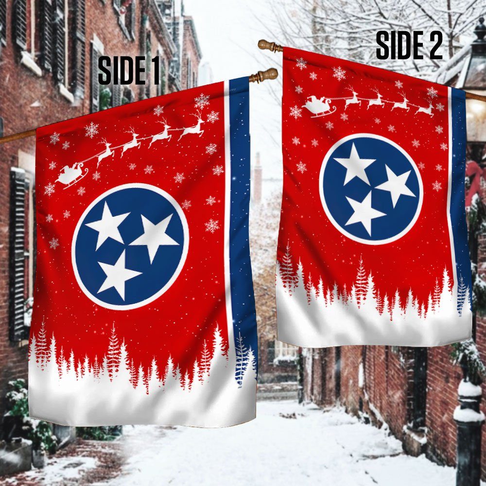 Tennessee Merry Christmas Flag TQN740F