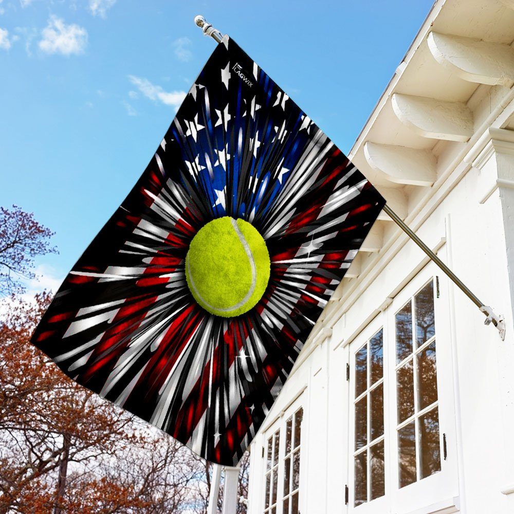 Tennis American Flag