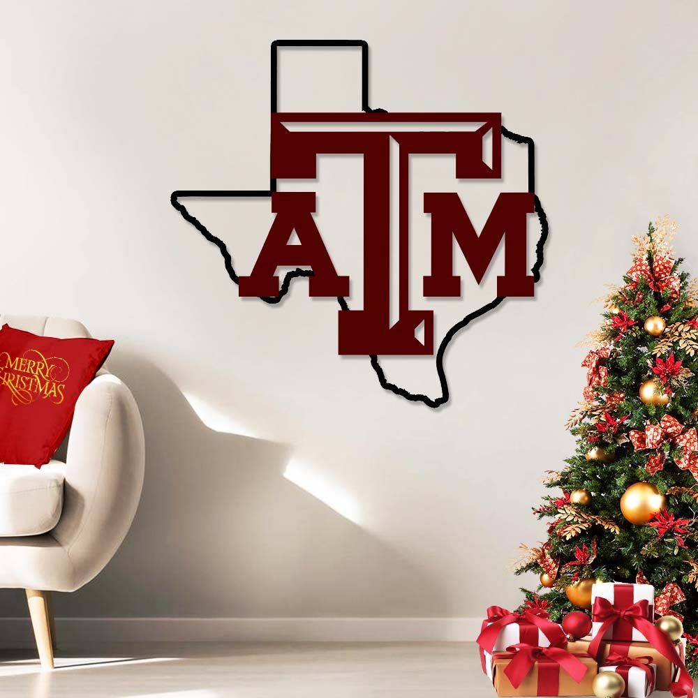 Texas A&M Hanging Metal Sign LNT667MS