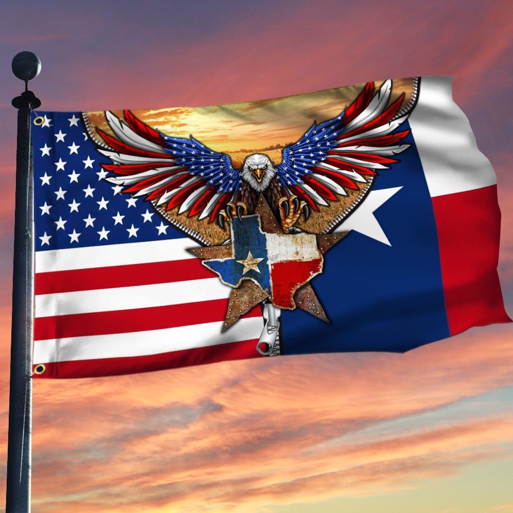 Texas American Eagle Flag THN3533GF