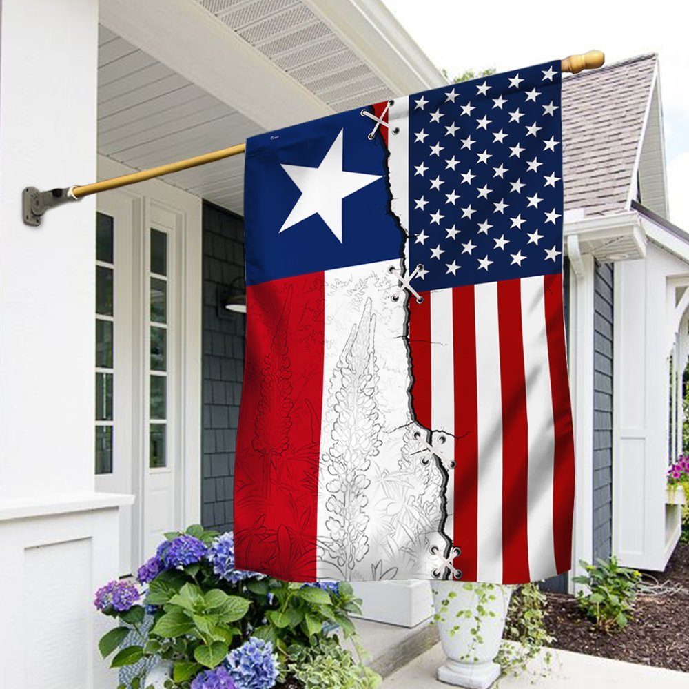 Texas And American Flag ANT137Fv1