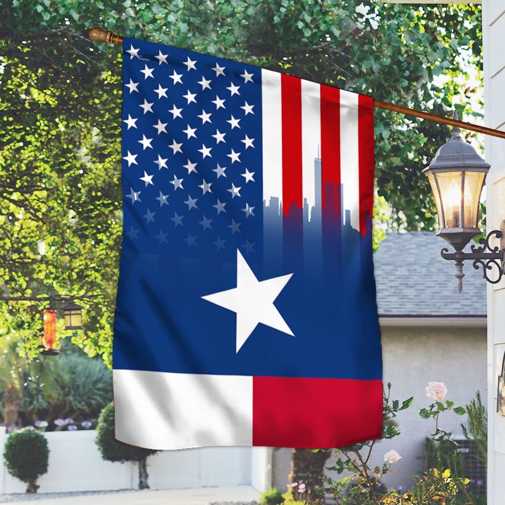 Texas And American Patriotic Texan Flag LHA1828F