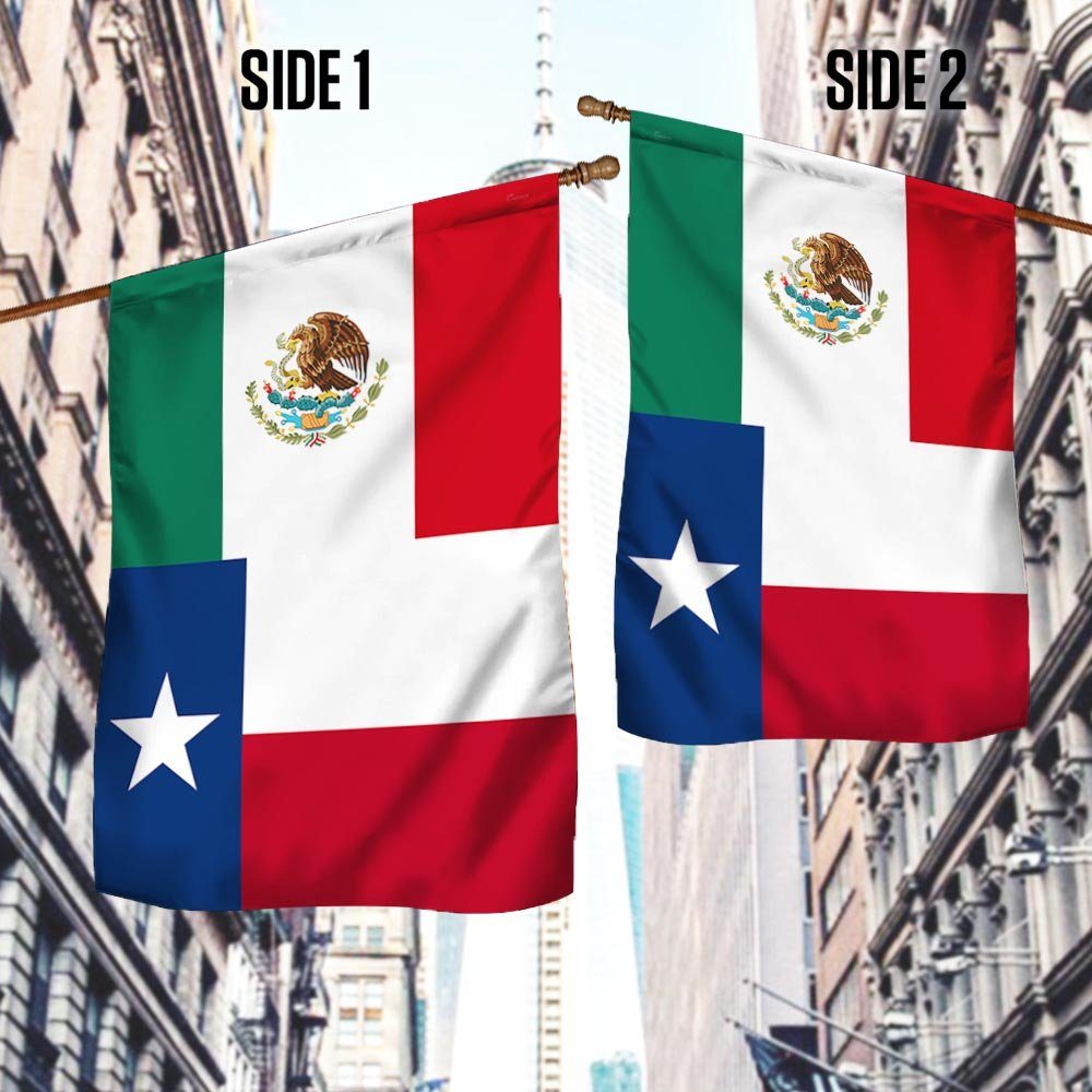 Texas And Mexico Flag TPT547F