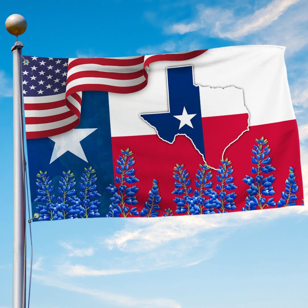 Texas Bluebonnet Grommet Flag MLN1111GF