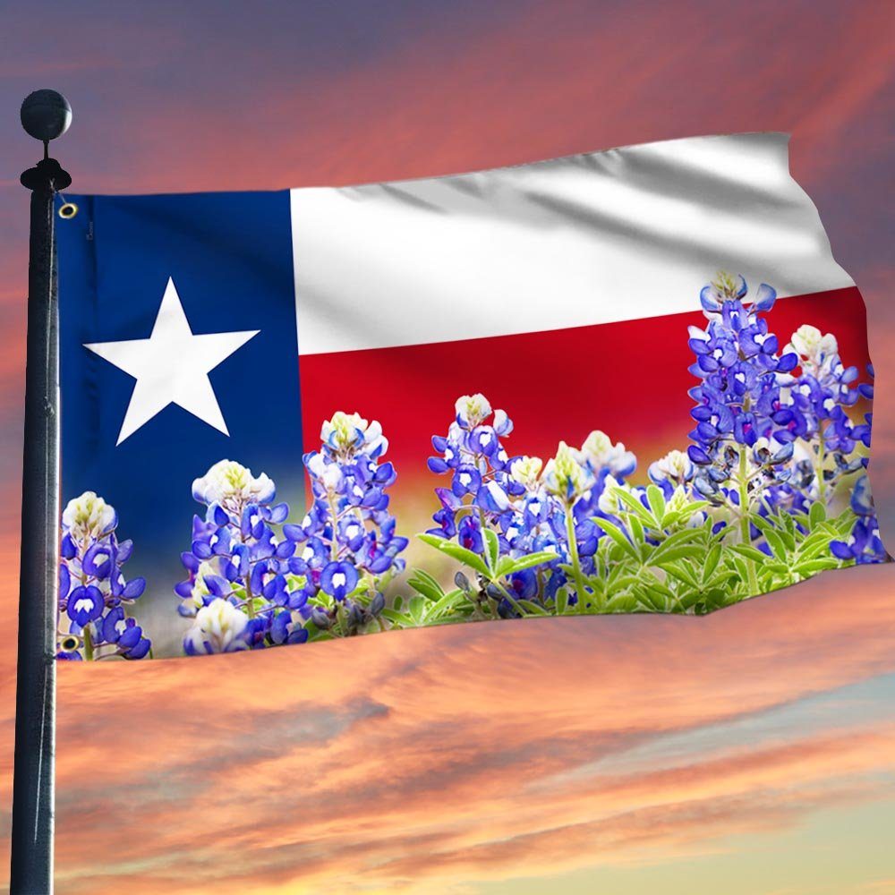 Texas Bluebonnet Grommet Flag TPT162GF