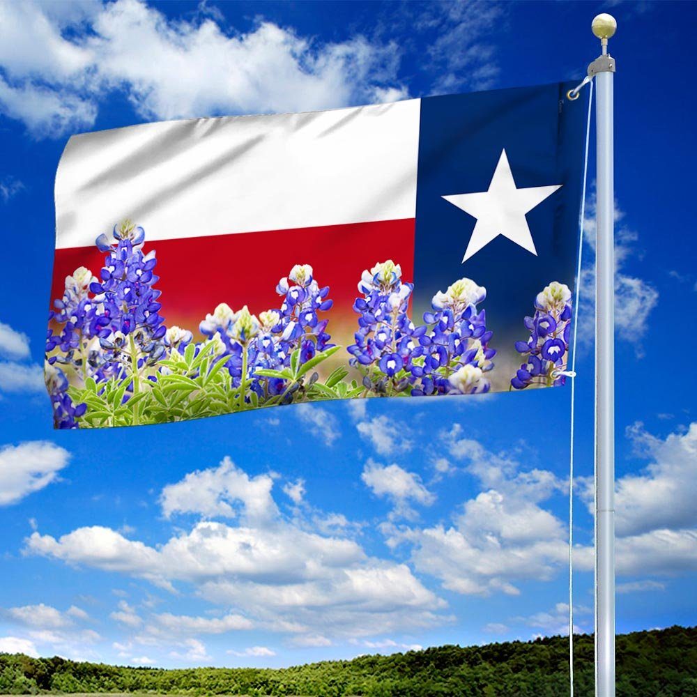 Texas Bluebonnet Grommet Flag TPT162GF