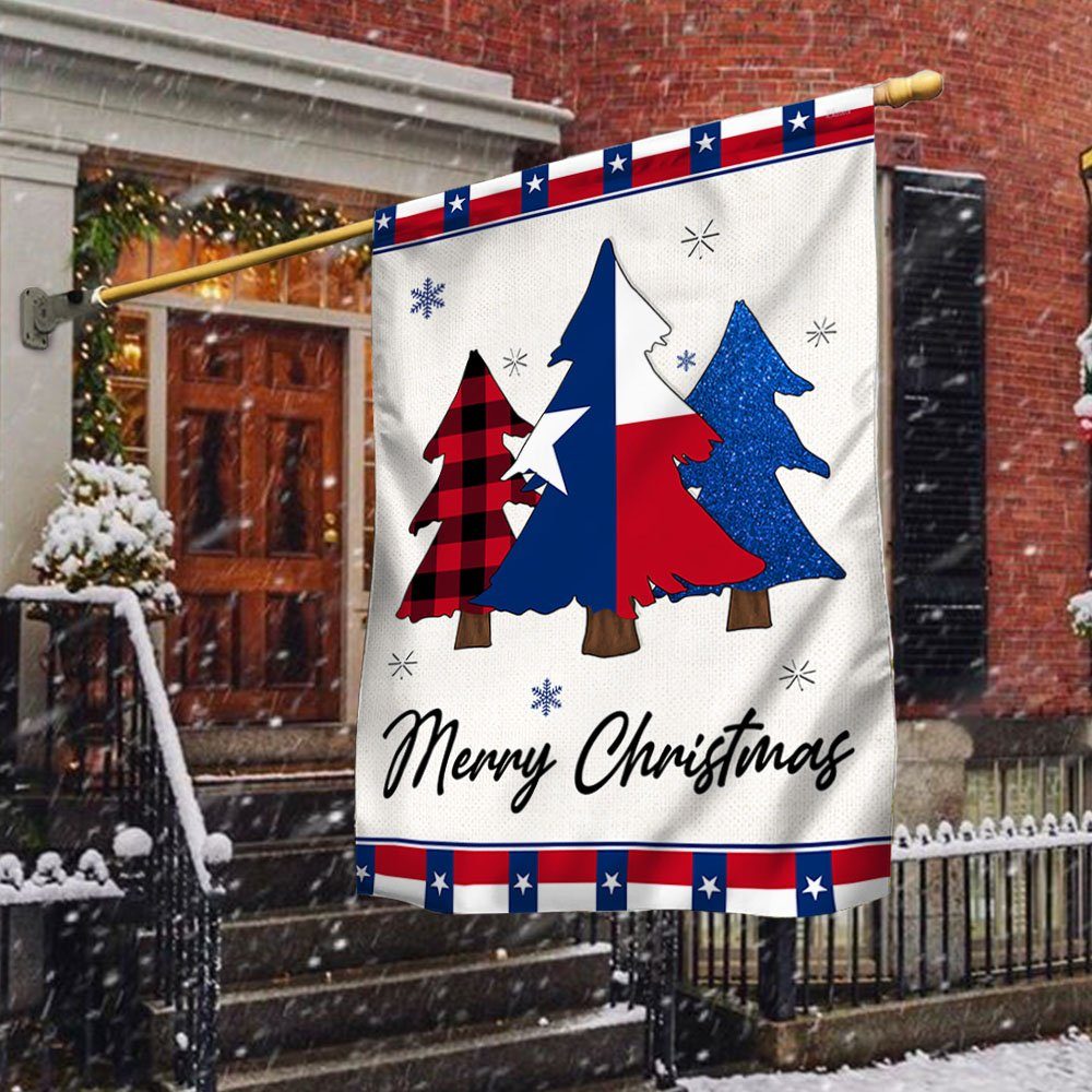 Texas Christmas Flag Christmas Decor TQN730Fv1