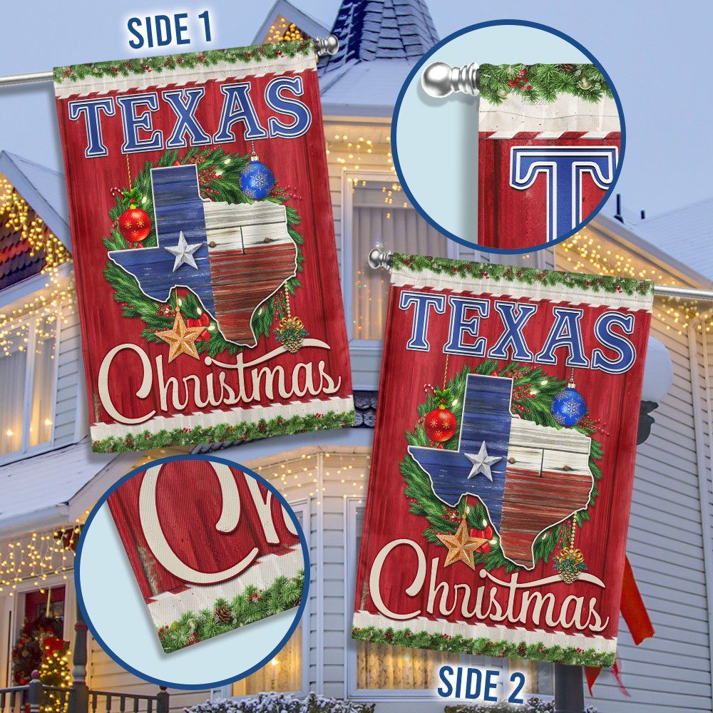 Texas Christmas Flag Merry Christmas LNT626F