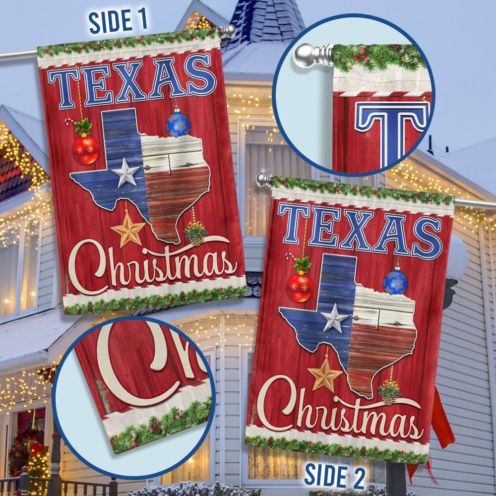 Texas Christmas Flag Merry Christmas LNT626Fv1