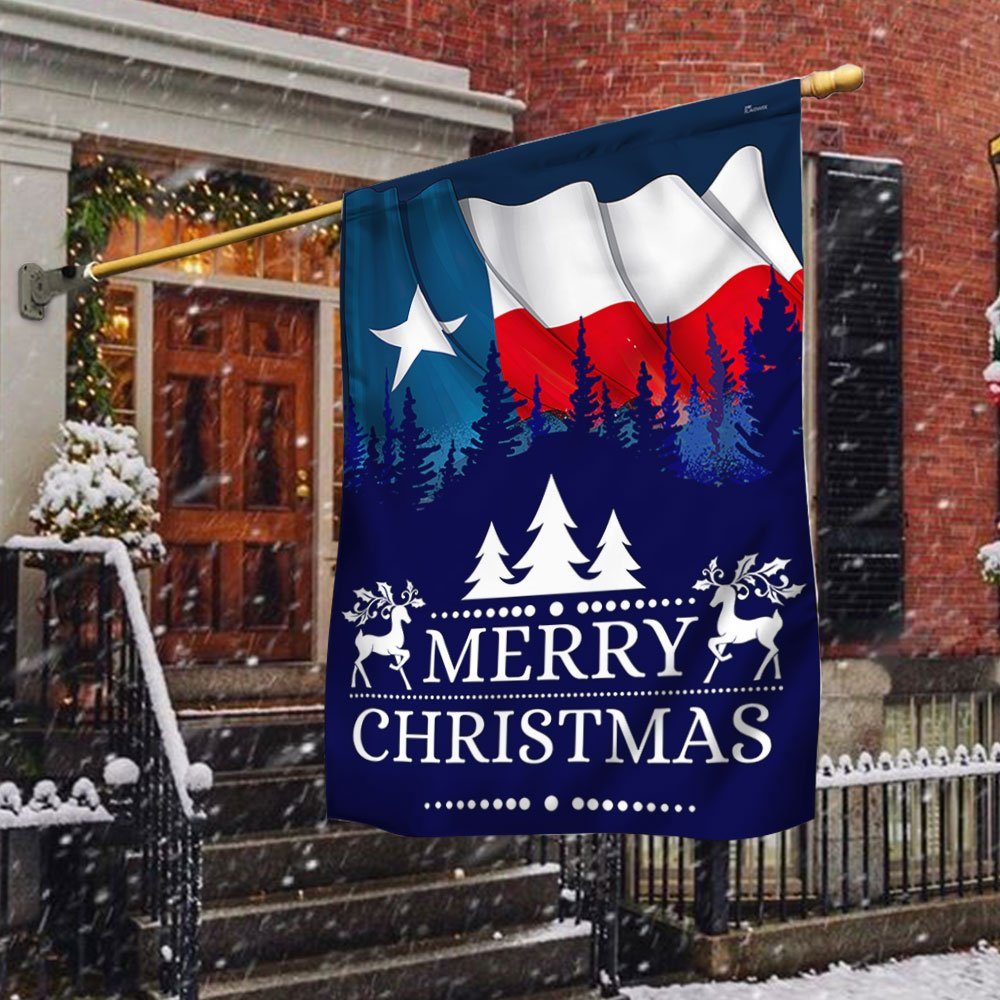 Texas Christmas Flag Merry Christmas Y’all TQN769F