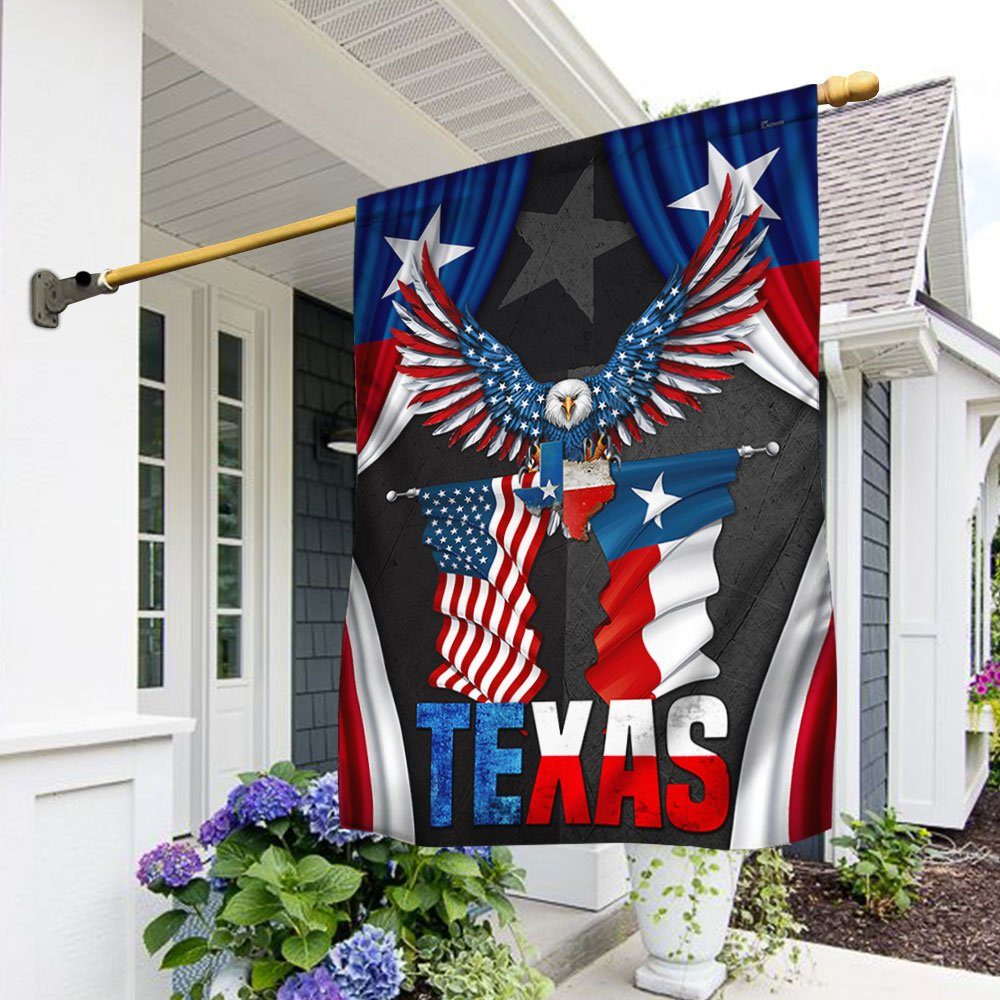 Texas Eagle American Flag LHA2026F