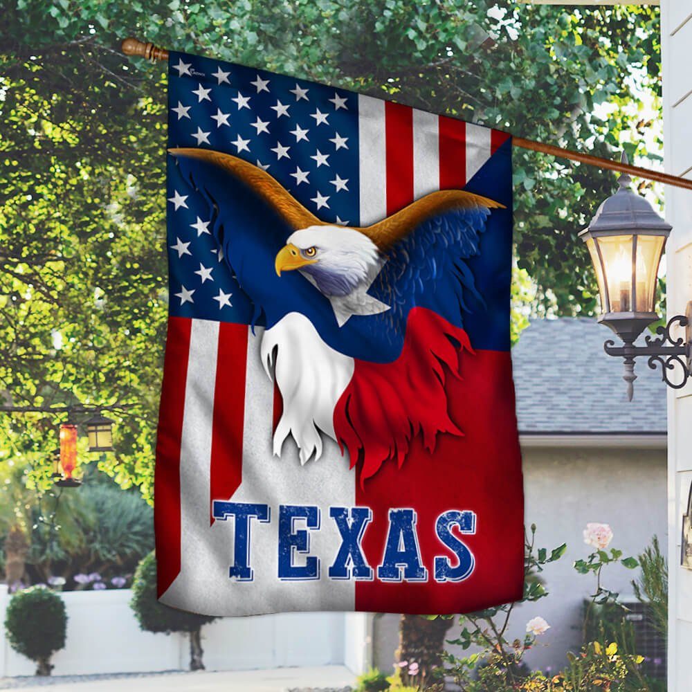 Texas Eagle American Flag MLH2145F