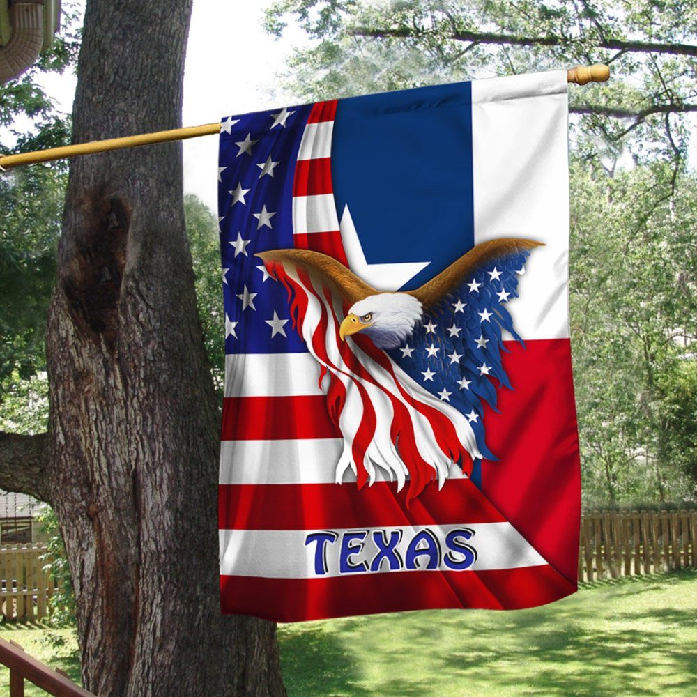 Texas Eagle Flag MLH1774Fv17