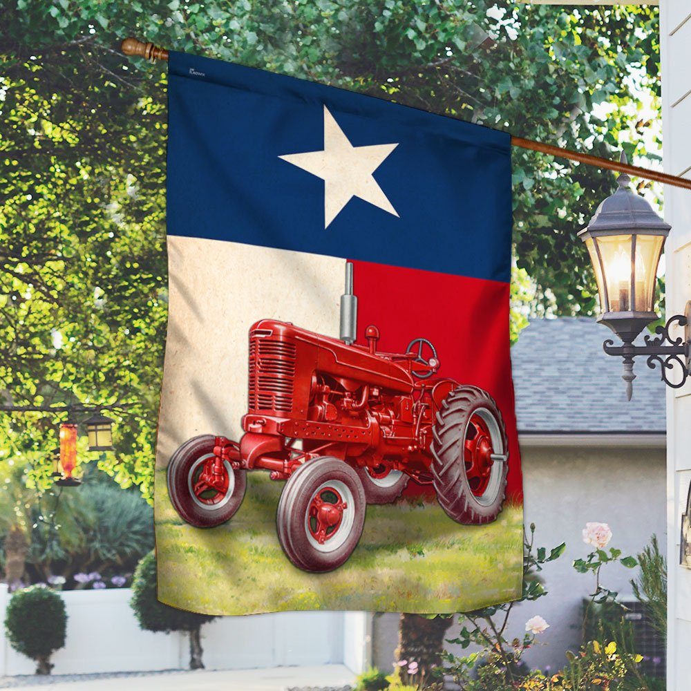 Texas Farmer Tractor Farm Life Flag TQN333F