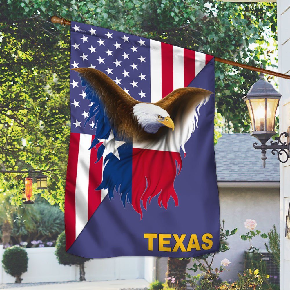 Texas Flag American Eagle Texas Flag TRL1748F