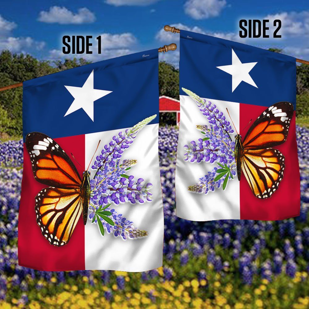 Texas Flag Butterfly Bluebonnet LNT570F