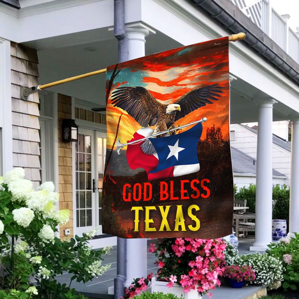 Texas Flag God Bless America God Bless Texas LNT56F