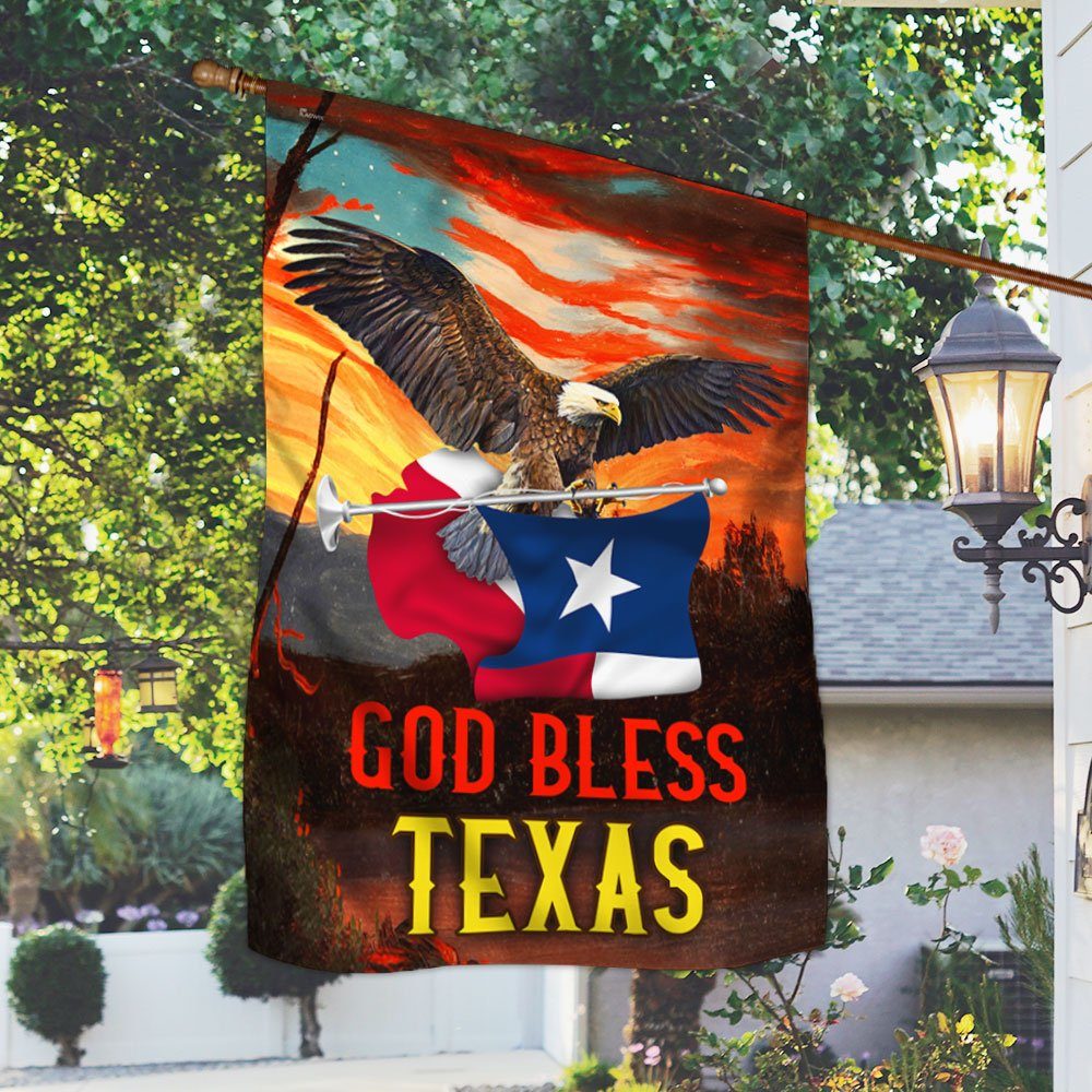 Texas Flag God Bless America God Bless Texas LNT56F